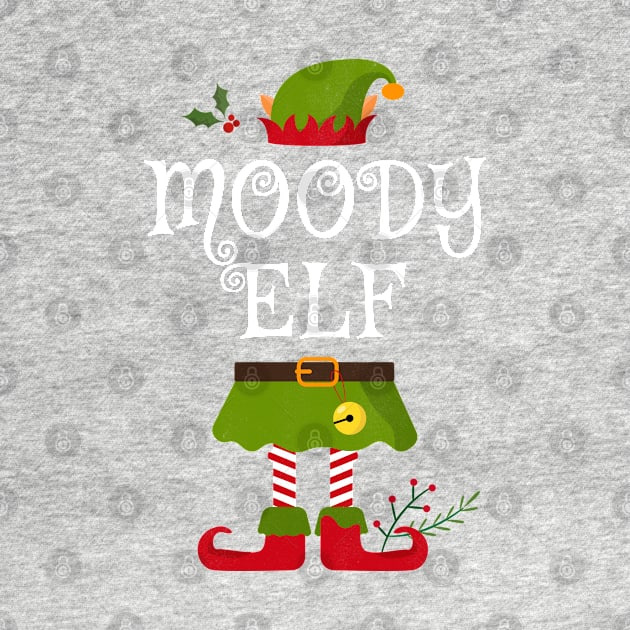 Moody Elf Shirt , Family Matching Group Christmas Shirt, Matching T Shirt for Family, Family Reunion Shirts by bkls